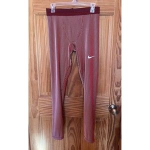 Nike Pro Elite Official Racing Tights Red Made in USA Men's Size M AO8491-000